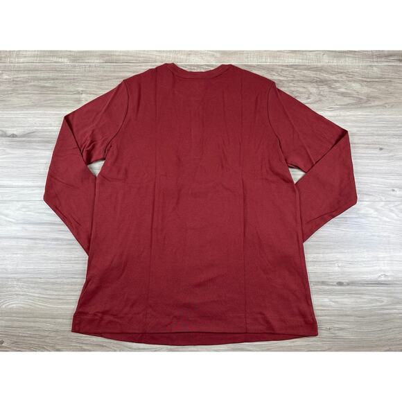 Duluth Trading Co. Women’s Longtail T Long Sleeve Henley Rust‎ Red XL - Picture 2 of 6